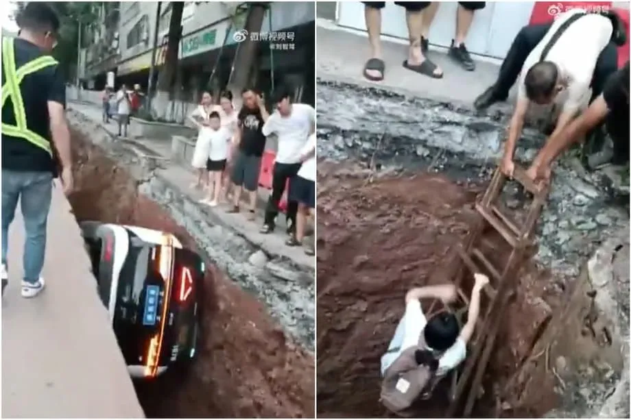 百度自駕計程車在中國墜入施工坑洞：這起事故揭示自動駕駛汽車的未來
