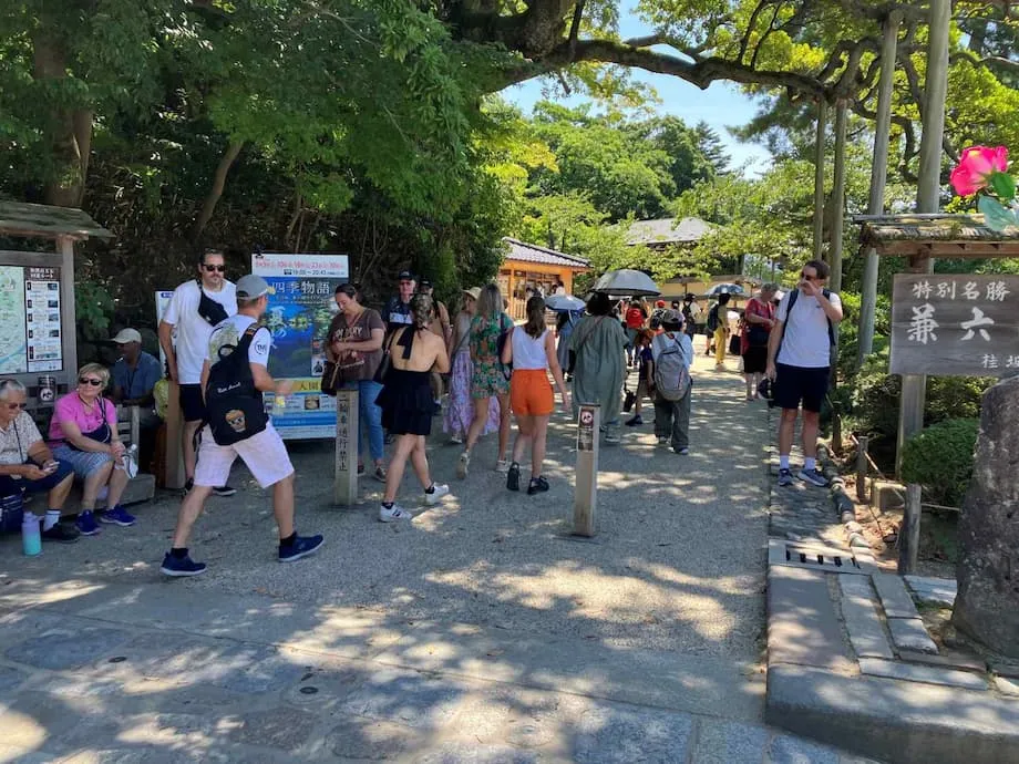 金澤吸引的西方旅客多於東亞旅客，打破日本觀光客源格局