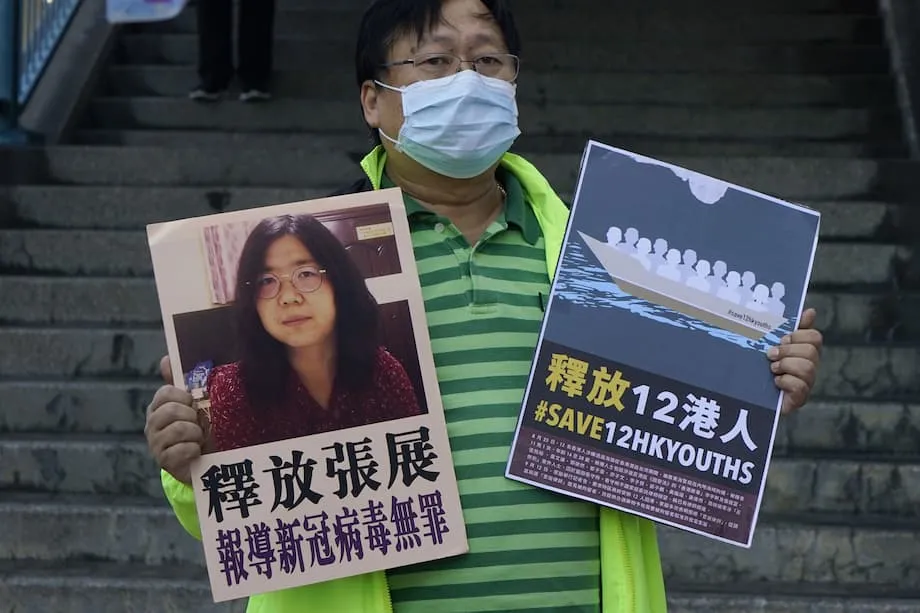 中國再判新冠疫情吹哨者張展入獄四年，引發國際譴責