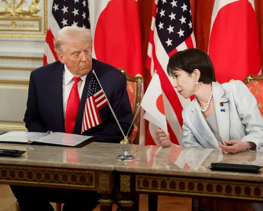川普敦促日本首相高市緩和台灣問題引發的對中爭端