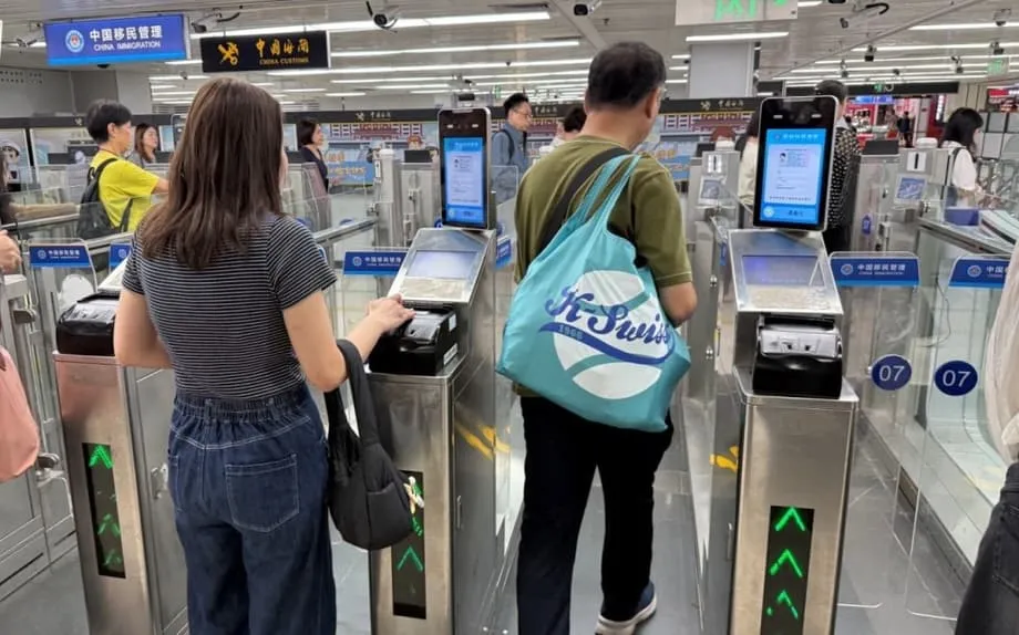 香港旅客使用人臉辨識通道，大陸擴大適用範圍
