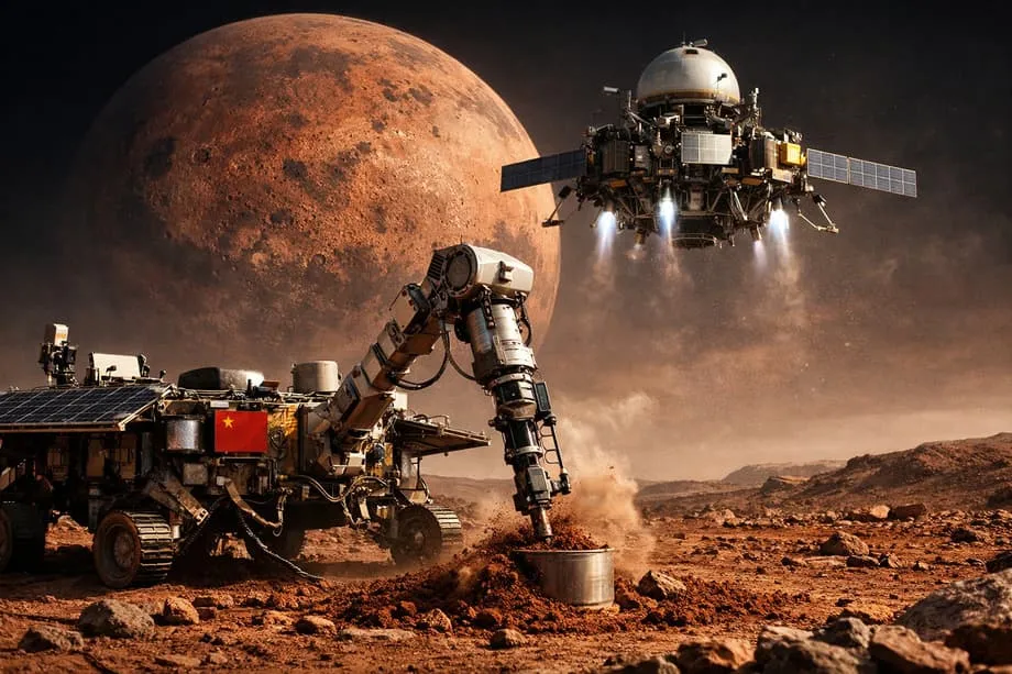 中國天問三號任務瞄準2031年帶回火星土壤，有望創全球首例