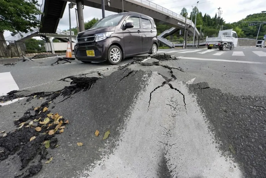 熊本強震釀災，越南移工救出受困老婦